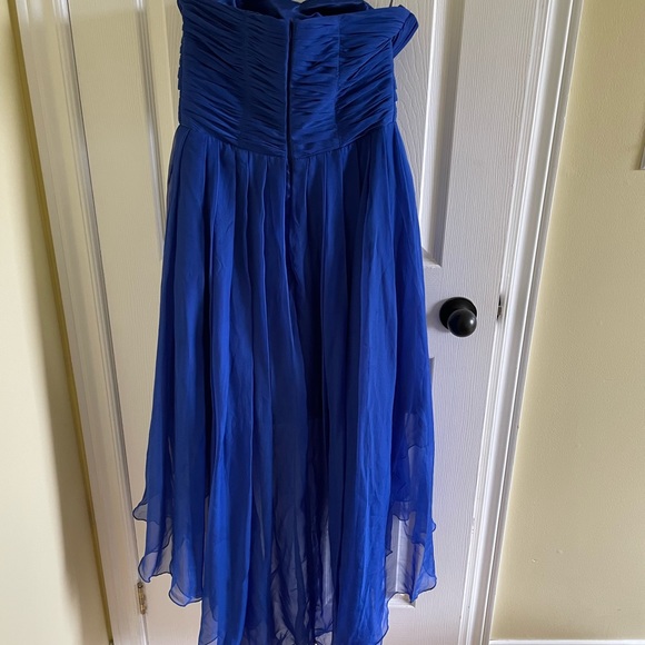 Indigo blue ๐๐ hi-low formal dress - Picture 2 of 5